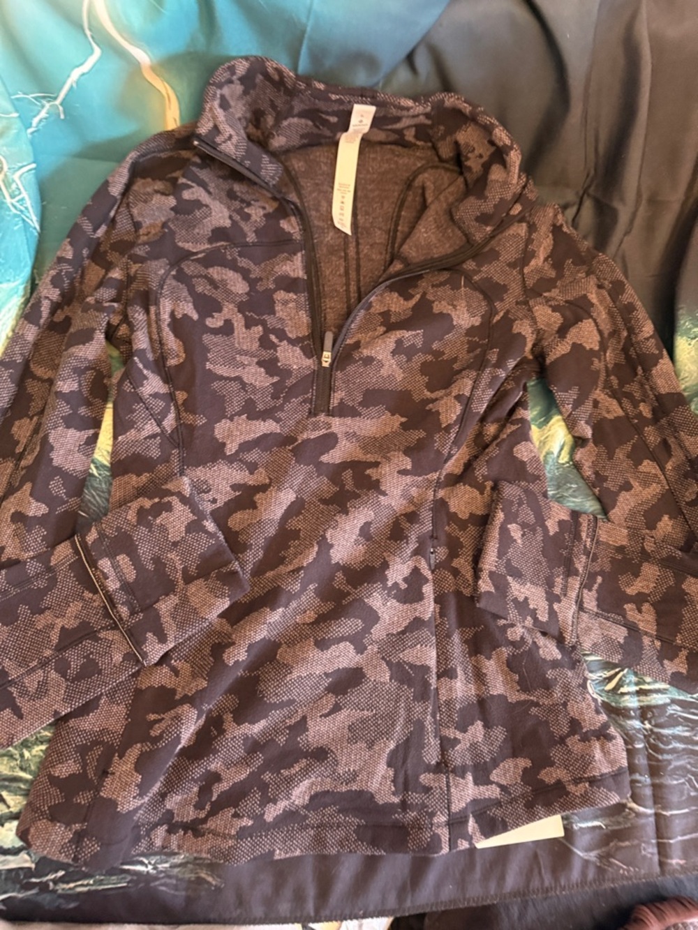 lululemon athletica Camo Half-Zip Pullover